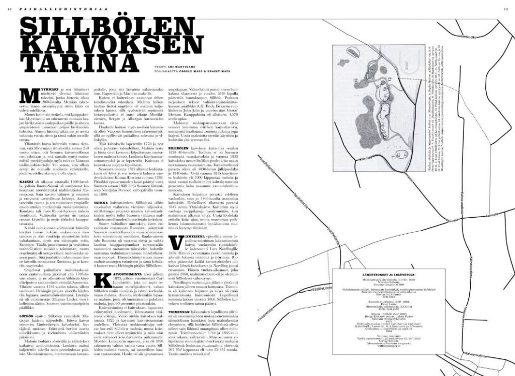 Sillbölen kaivoksen tarina,, Myyr York Times 4-2029