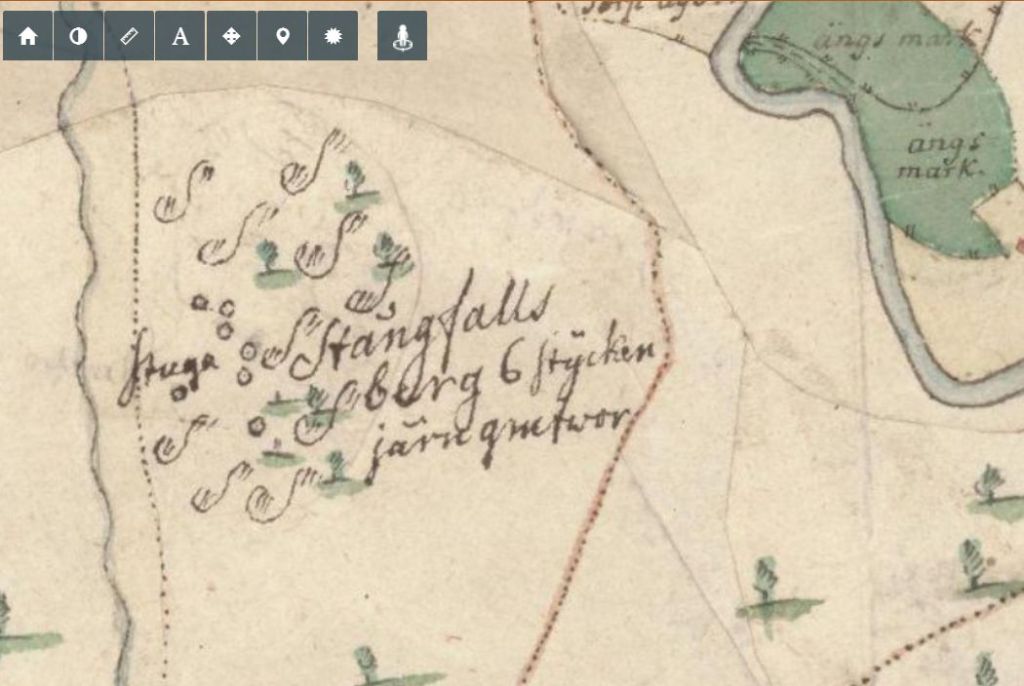 Pitäjänkartta vuodelta 1749