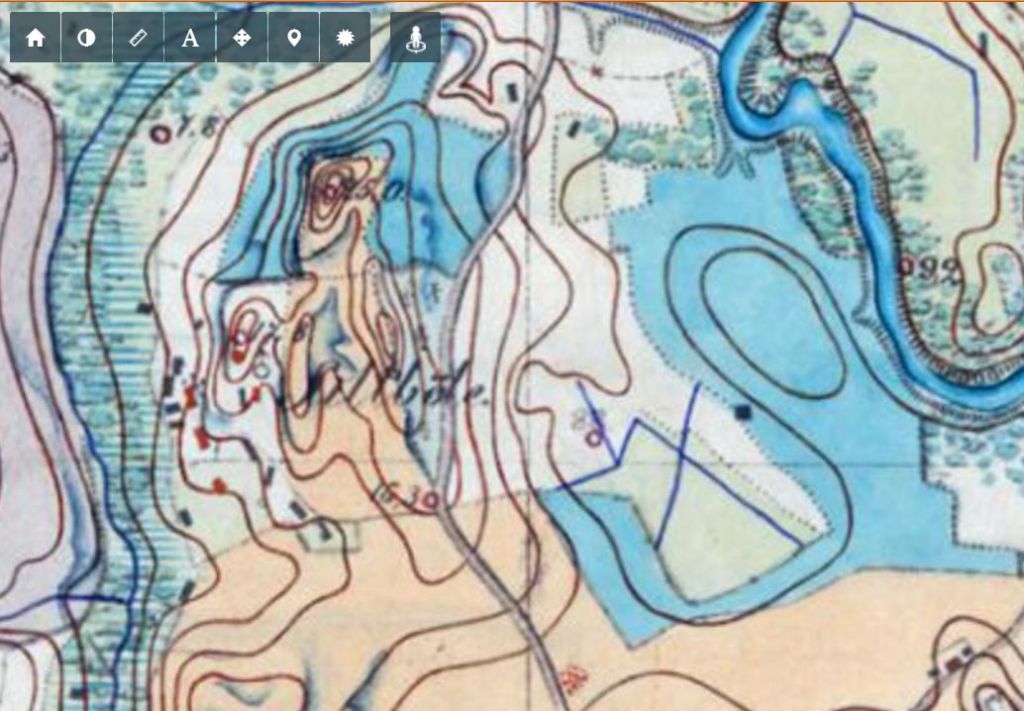 Senaatin kartta vuodelta 1872